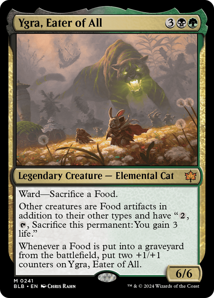 Ygra, Eater of All [Bloomburrow] Magic: The Gathering
