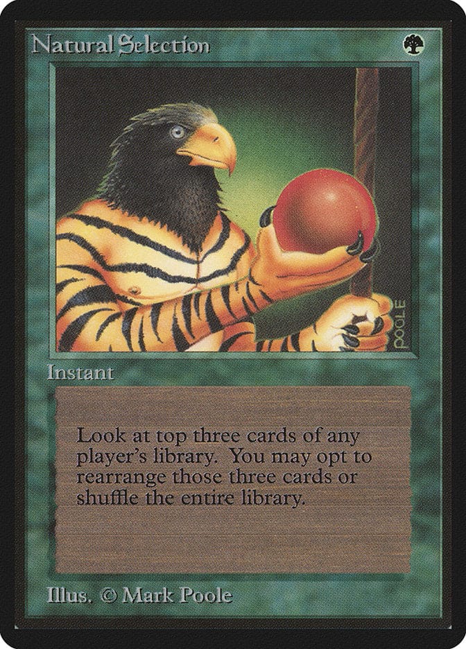 Natural Selection [Beta Edition] Magic: The Gathering