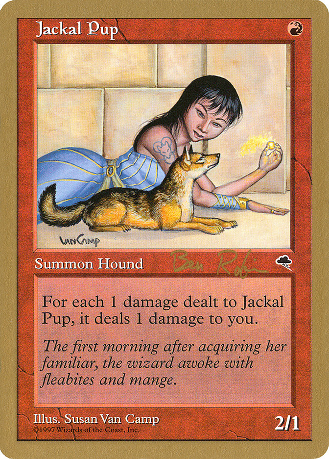 Jackal Pup (Ben Rubin) [World Championship Decks 1998] Magic: The Gathering
