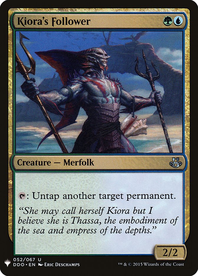 Kiora's Follower [Mystery Booster] Magic: The Gathering
