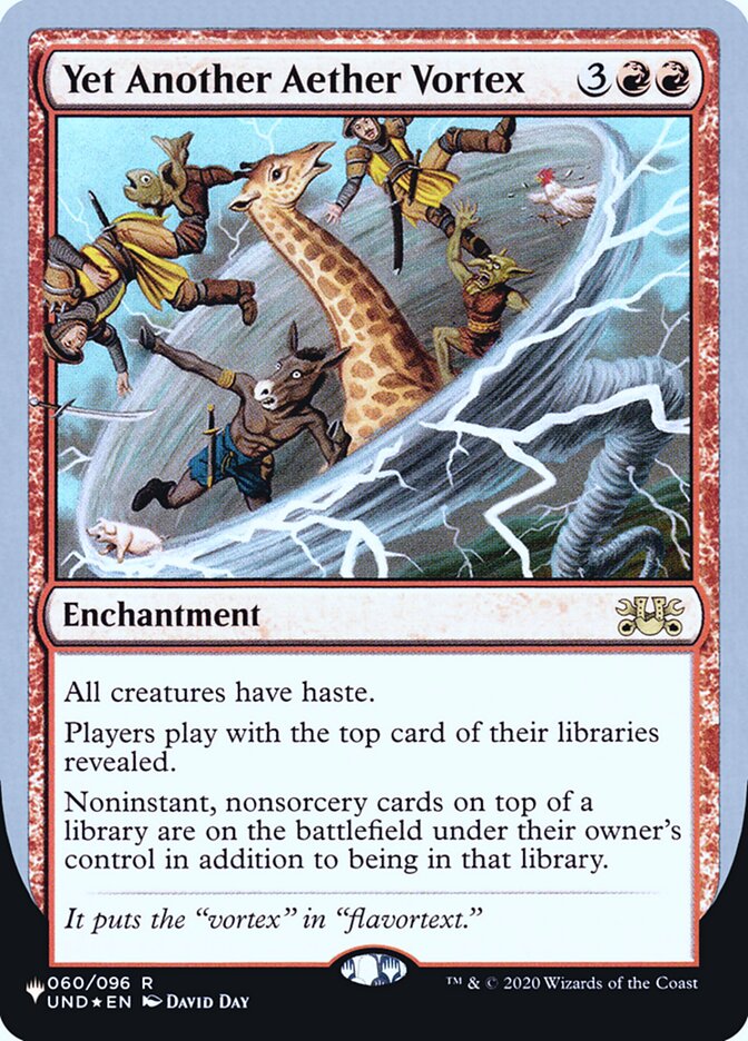 Yet Another Aether Vortex (Unfinity Foil Edition) [The List] Magic: The Gathering