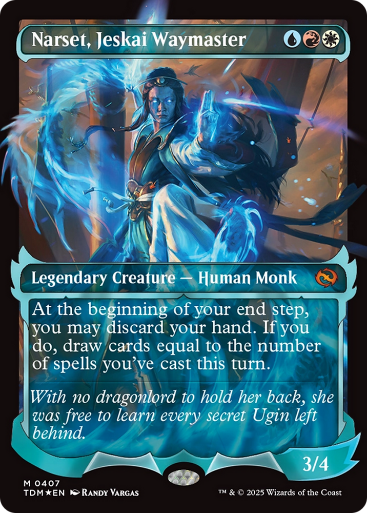 Narset, Jeskai Waymaster (Showcase) [Tarkir: Dragonstorm] Magic: The Gathering