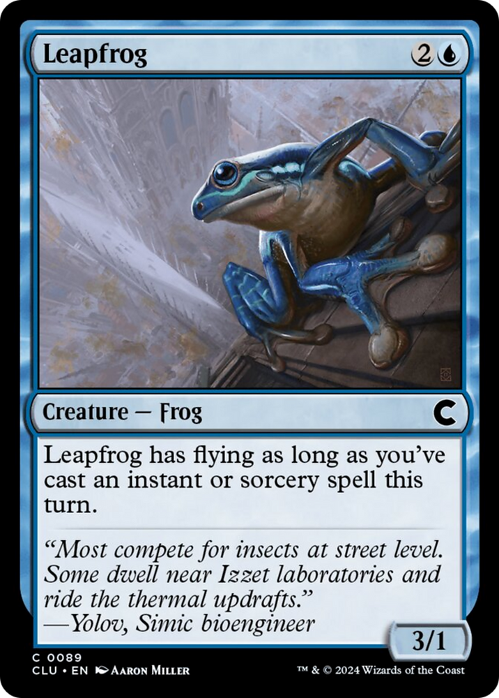 Leapfrog [Ravnica: Clue Edition] Magic: The Gathering
