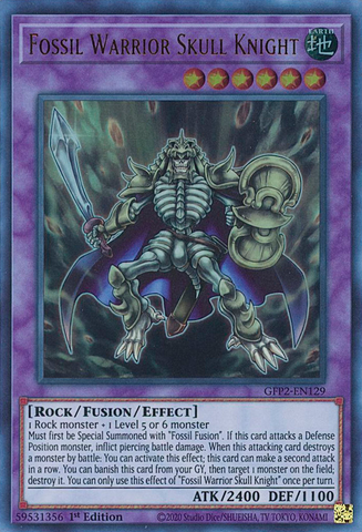 Fossil Warrior Skull Knight [GFP2-EN129] Ultra Rare - Yugioh Cards For Your TCG Needs!