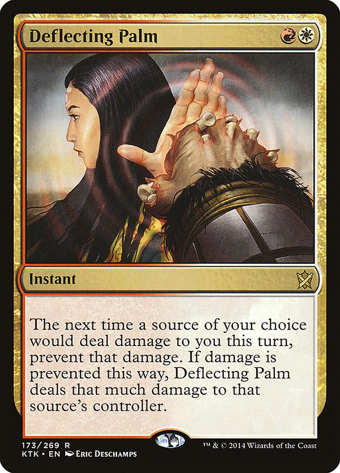 Deflecting Palm [Khans of Tarkir] Magic: The Gathering