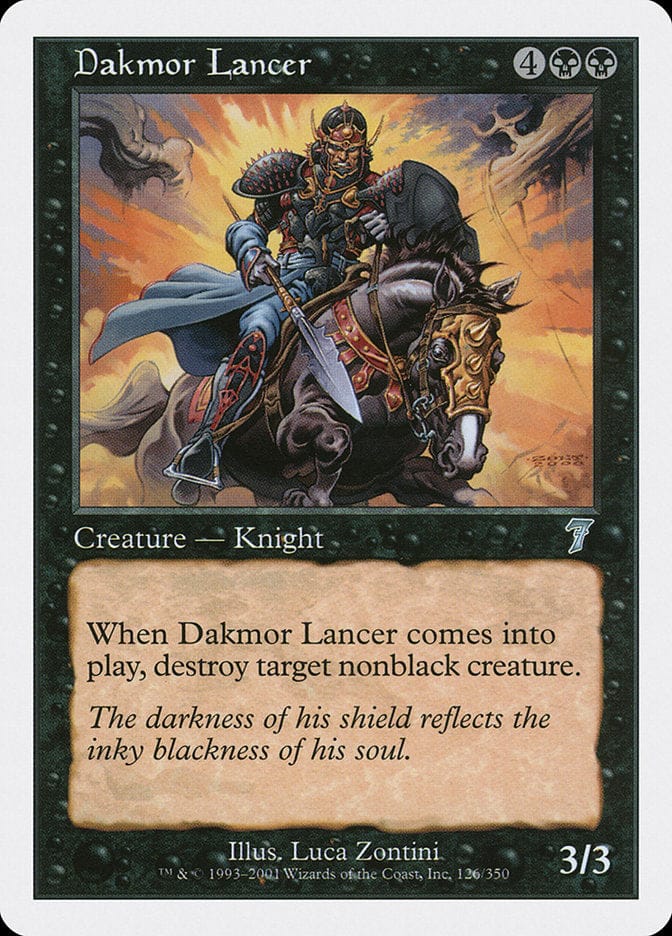 Dakmor Lancer [Seventh Edition] Magic: The Gathering