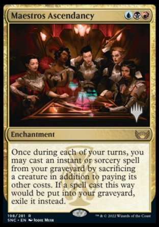 Maestros Ascendancy (Promo Pack) [Streets of New Capenna Promos] Magic: The Gathering