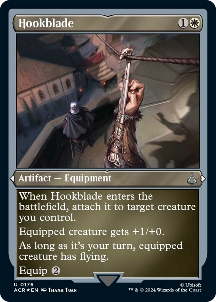 Hookblade (Foil Etched) [Assassin's Creed] Magic: The Gathering