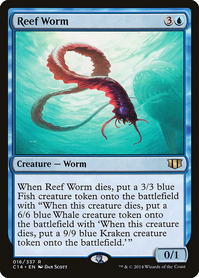 Reef Worm [Commander 2014] Magic: The Gathering