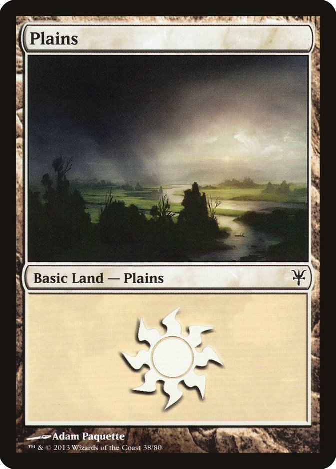 Plains (38) [Duel Decks: Sorin vs. Tibalt] Magic: The Gathering