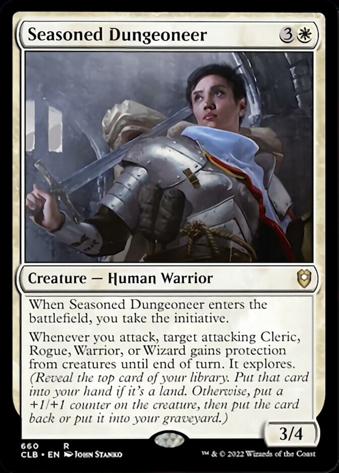 Seasoned Dungeoneer [Commander Legends: Battle for Baldur's Gate] Magic: The Gathering