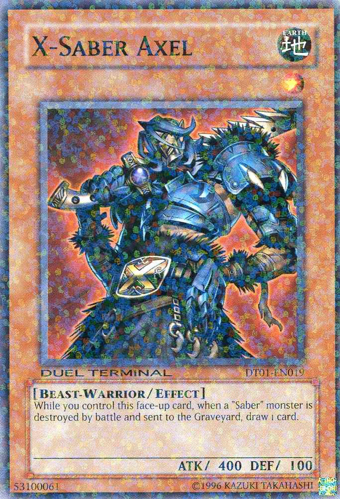 X-Saber Axel [DT01-EN019] Common Yu-Gi-Oh!