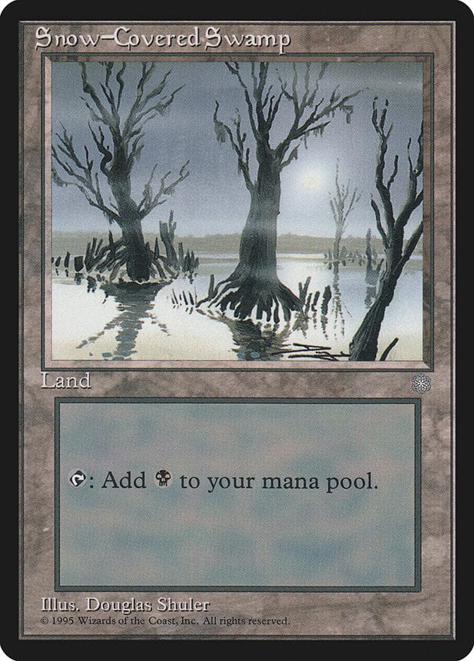 Snow-Covered Swamp [Ice Age] Magic: The Gathering