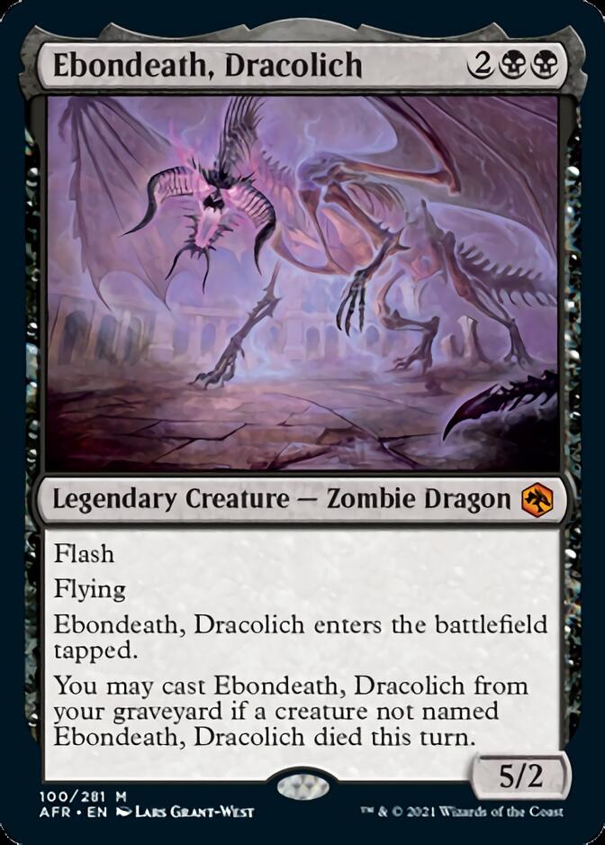 Ebondeath, Dracolich [Dungeons & Dragons: Adventures in the Forgotten Realms] Magic: The Gathering