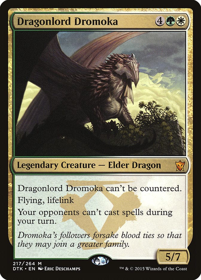 Dragonlord Dromoka [Dragons of Tarkir] Magic: The Gathering
