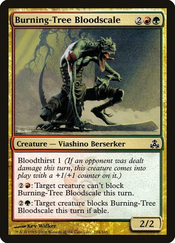 Burning-Tree Bloodscale [Guildpact] Magic: The Gathering
