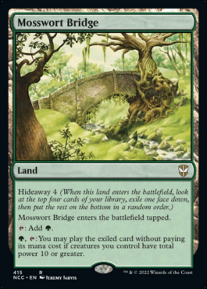 Mosswort Bridge [Streets of New Capenna Commander] Magic: The Gathering