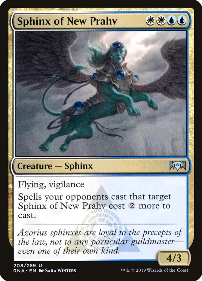 Sphinx of New Prahv [Ravnica Allegiance] Magic: The Gathering