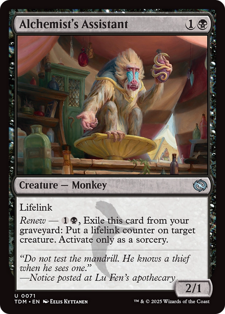 Alchemist's Assistant [Tarkir: Dragonstorm] Magic: The Gathering