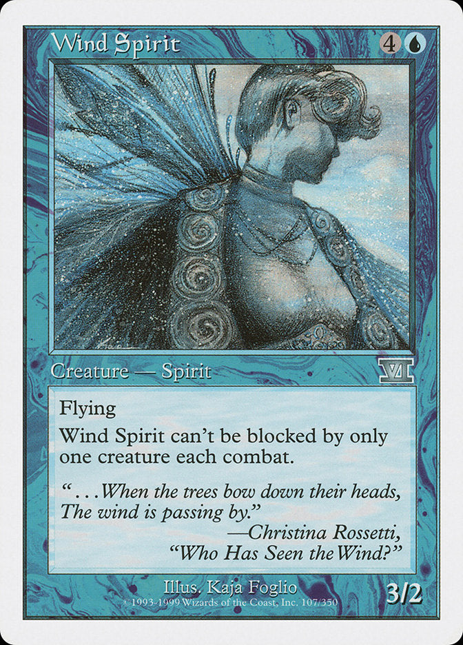 Wind Spirit [Classic Sixth Edition] Magic: The Gathering