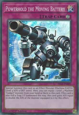 Powerhold the Moving Battery [FIGA-EN005] Super Rare - Yugioh Cards For Your TCG Needs!
