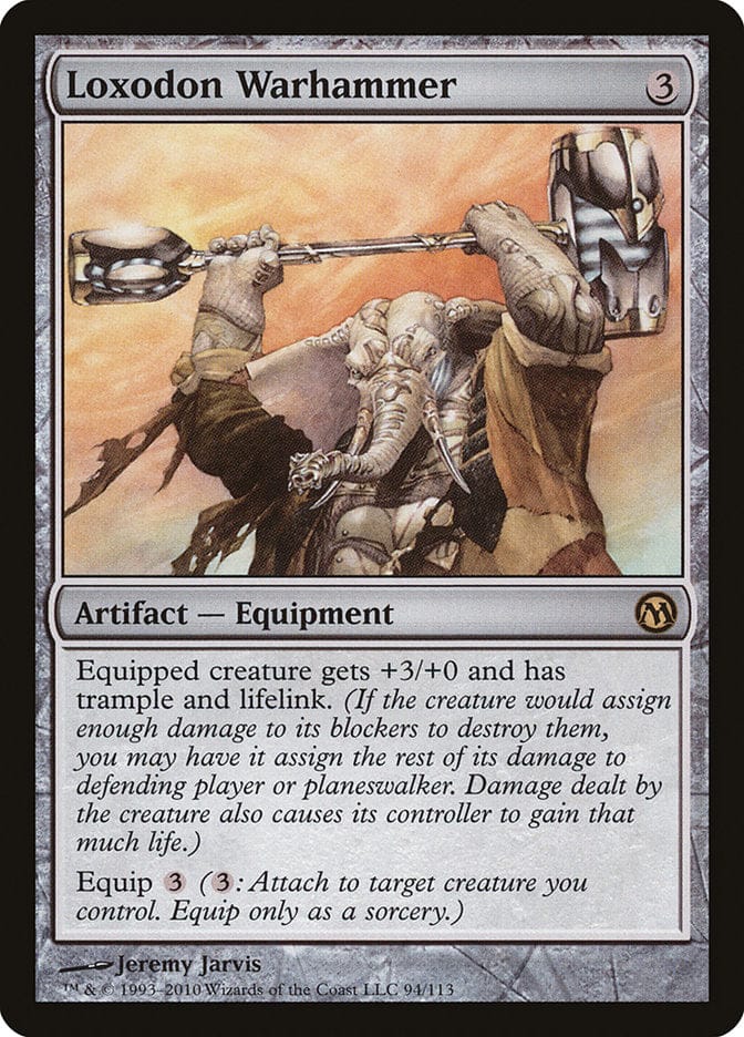 Loxodon Warhammer [Duels of the Planeswalkers] Magic: The Gathering