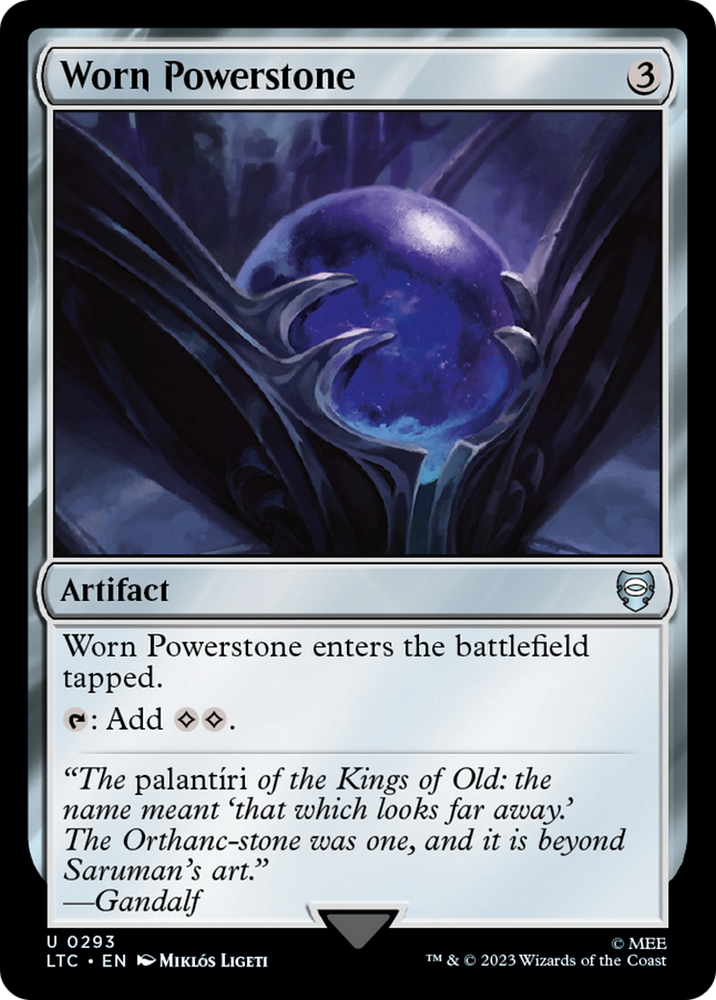Worn Powerstone [The Lord of the Rings: Tales of Middle-Earth Commander] Magic: The Gathering