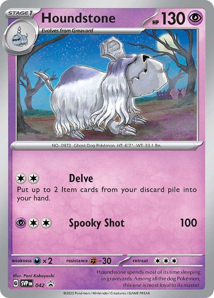 Houndstone (042) [Scarlet & Violet: Black Star Promos] Pokémon