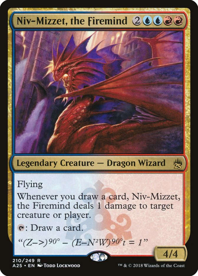 Niv-Mizzet, the Firemind [Masters 25] Magic: The Gathering