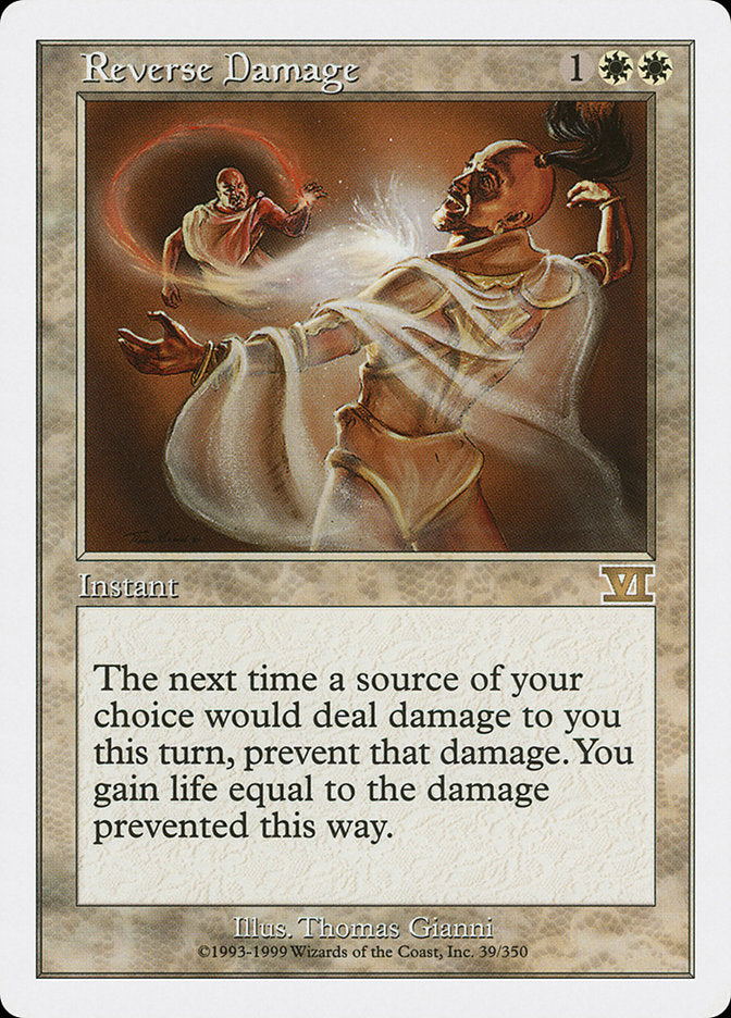 Reverse Damage [Classic Sixth Edition] Magic: The Gathering