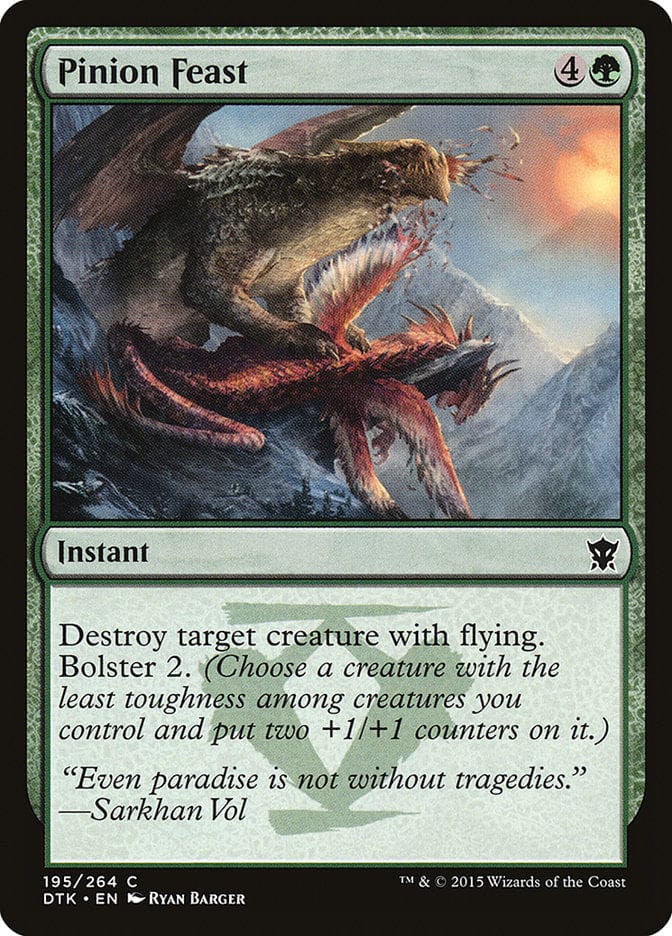 Pinion Feast [Dragons of Tarkir] Magic: The Gathering