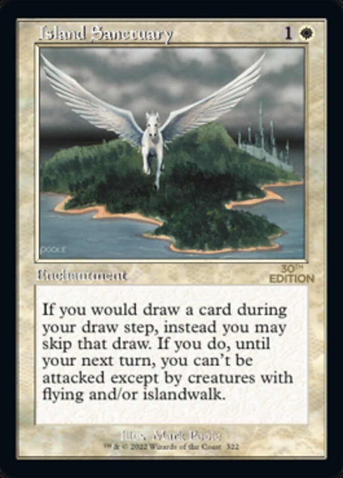 Island Sanctuary (Retro) [30th Anniversary Edition] Magic: The Gathering