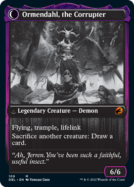 Jerren, Corrupted Bishop // Ormendahl, the Corrupted [Innistrad: Double Feature] Magic: The Gathering