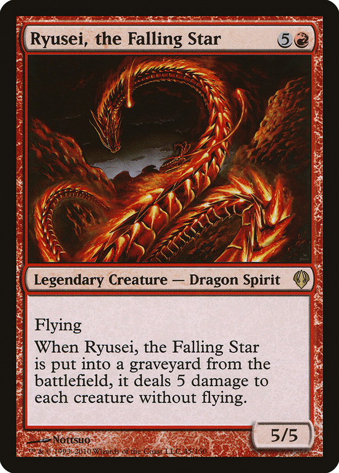 Ryusei, the Falling Star [Archenemy] Magic: The Gathering