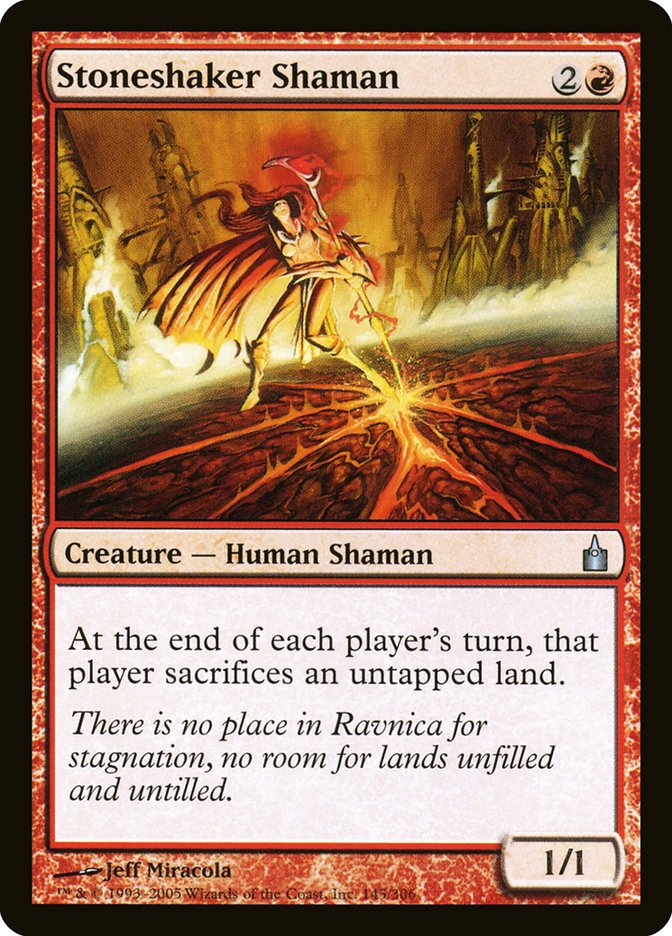 Stoneshaker Shaman [Ravnica: City of Guilds] Magic: The Gathering