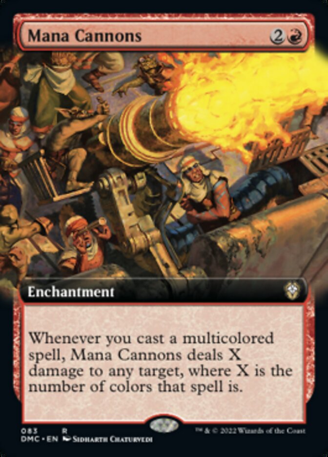 Mana Cannons (Extended Art) [Dominaria United Commander] Magic: The Gathering