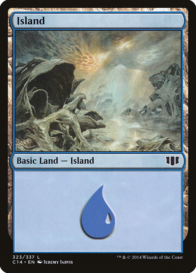 Island (323) [Commander 2014] Magic: The Gathering