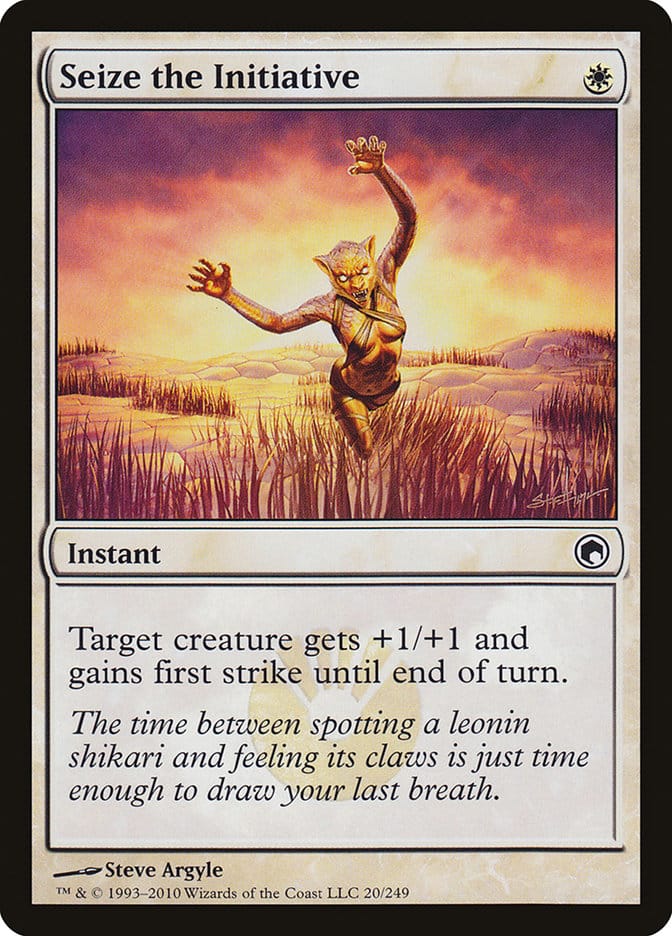 Seize the Initiative [Scars of Mirrodin] Magic: The Gathering