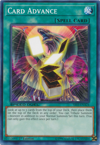 Card Advance [SS03-ENA24] Common - Yugioh Cards For Your TCG Needs!