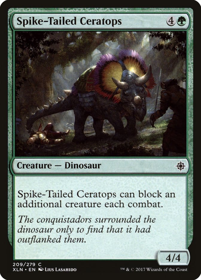 Spike-Tailed Ceratops [Ixalan] Magic: The Gathering