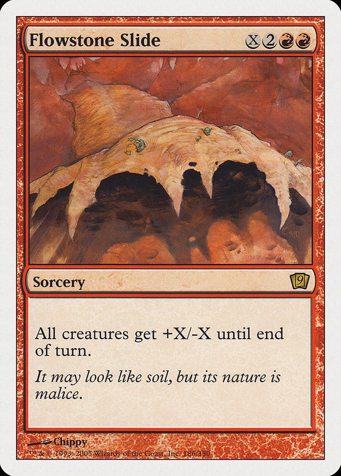 Flowstone Slide [Ninth Edition] Magic: The Gathering