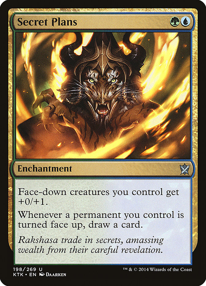 Secret Plans [Khans of Tarkir] Magic: The Gathering