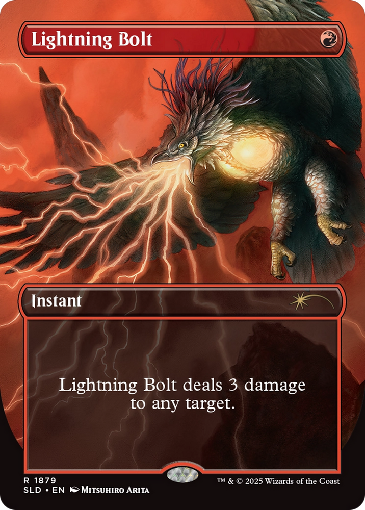 Lightning Bolt (1879) (Rainbow Foil) [Secret Lair Drop Series] Magic: The Gathering