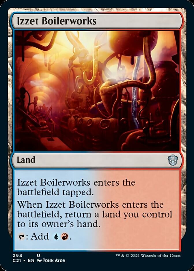 Izzet Boilerworks [Commander 2021] Magic: The Gathering