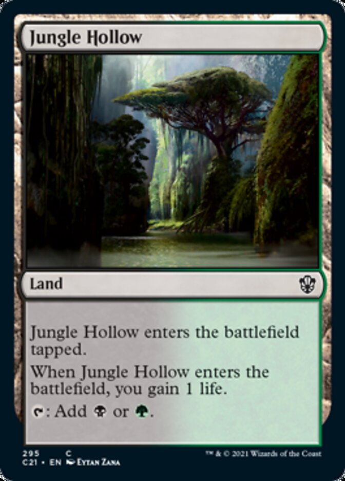Jungle Hollow [Commander 2021] Magic: The Gathering