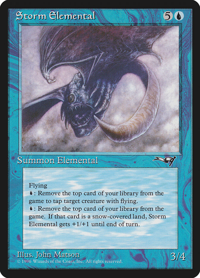 Storm Elemental [Alliances] Magic: The Gathering