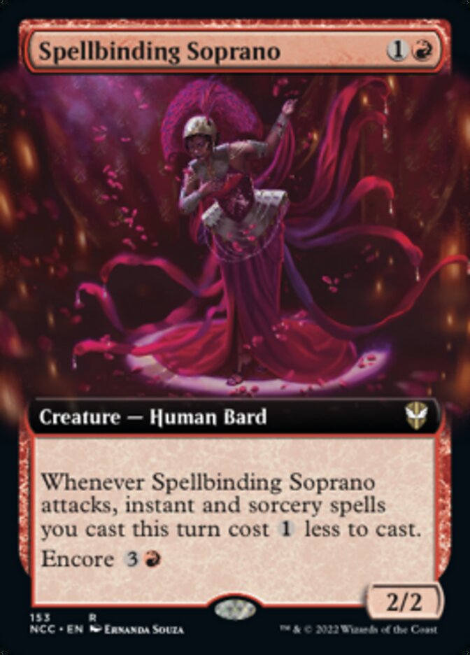 Spellbinding Soprano (Extended Art) [Streets of New Capenna Commander] Magic: The Gathering