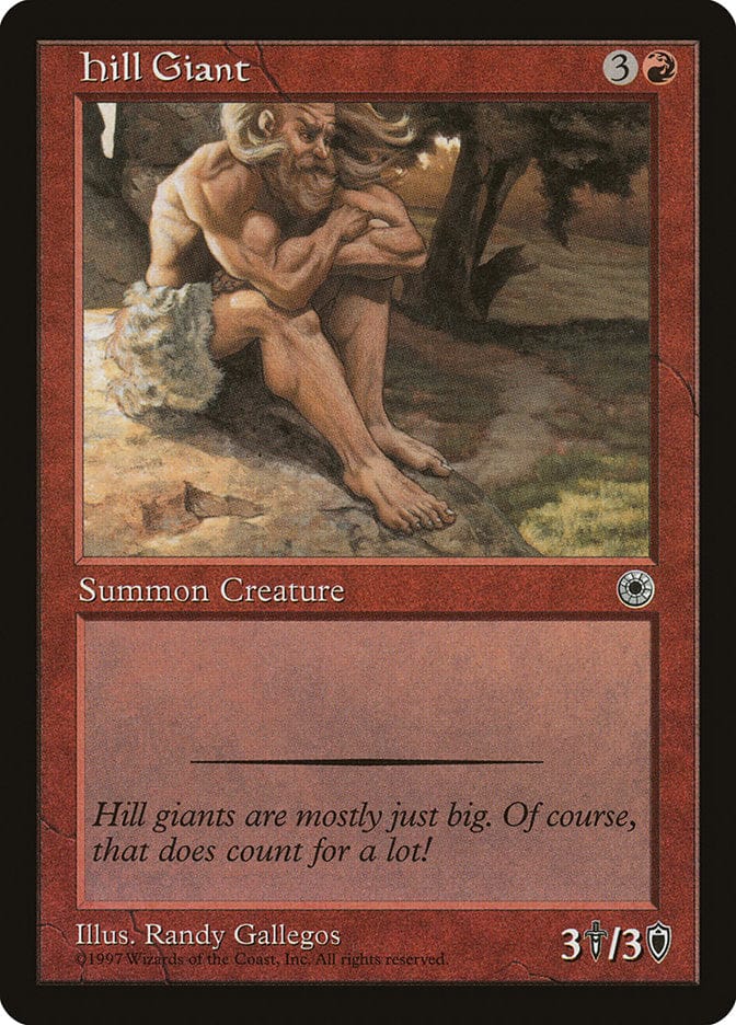 Hill Giant [Portal] Magic: The Gathering