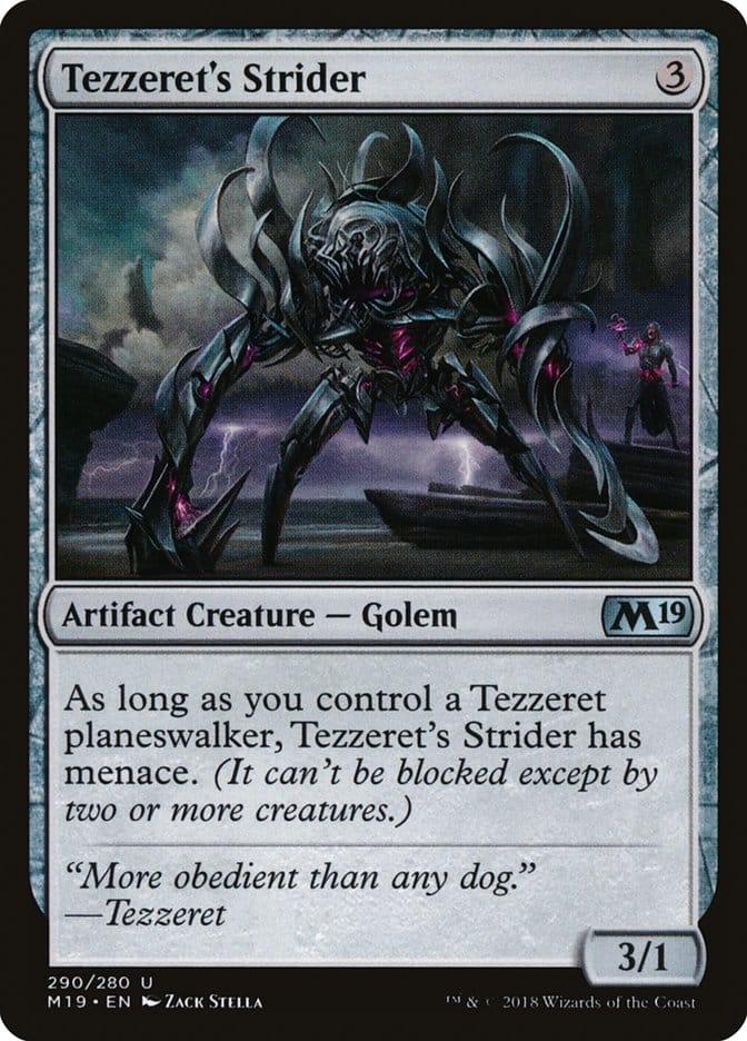 Tezzeret's Strider [Core Set 2019] Magic: The Gathering