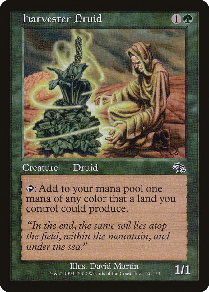 Harvester Druid [Judgment] Magic: The Gathering